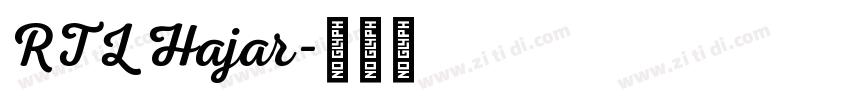 RTL Hajar字体转换